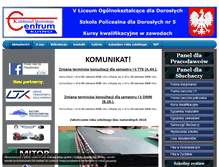 Tablet Screenshot of ckukutno.pl